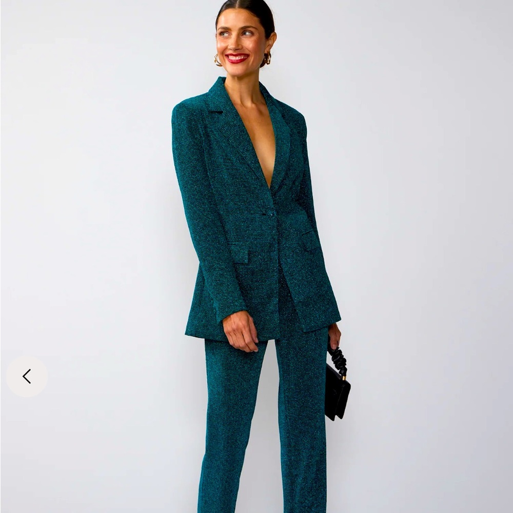 NEW YORK & COMPANY-Metallic Straight Leg